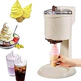 MZBDYYF Soft Serve Ice Cream Machine - Heimathäuser Küche Automatisch Mini -Frucht -Soft -Serve...