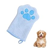 LUYANFX Hundehandtuch Extra Saugfähig Katzen Handtuch Hund Handschuhe Haustier Badetuch Dog Towel...