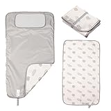 Hamur Home Tragbare Wickelunterlage Wasserdichte 40 x 70 cm Wiederverwendbare Baby Wickelauflage...