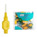 TePe Interdental Brush, Original, Yellow, 0.7 mm/ISO 4, 20pcs, plaque removal, efficient clean...