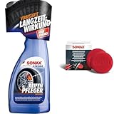 SONAX XTREME ReifenPfleger Matteffect (500 ml) intensive Reifen- und Gummipflege & SchwammApplikator...