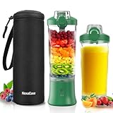 Tragbarer Mixer Persönlicher Entsafter mit isolierter Hülle für Shakes und Smoothies – 590 ml...