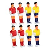 Zerodeko 8 Stück Teiliges Tischfußball spielerfiguren Langlebigem Kompatibel mit Standard...