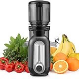 Elektrischer Slow Juicer, Entsafter für Obst und Gemüse，300w