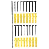 Garneck 2 Sätze Wandankerschatz Trockenbauanker Konkrete Werkzeuge Mauerwerk Bausatz Festsetzung...