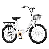 Klapprad 22 20 Zoll Carbonstahlrahmen Doppelte V Bremse Leichtes Fahren Geeignet für Erwachsene...