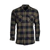 Mil-Tec Holzfällerhemd Herren leicht • Karohemd Herren aus 100 % Baumwolle • 2 Brusttaschen,...
