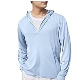 Générique Sonnenbekleidung aus Chiffon, für Herren, Kapuzen-Sweatshirt, Violett, für Herren,...