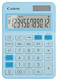 Canon LS-125KB Taschenrechner (Solar- und Batteriebetrieb, 12 Stellen) Blau