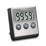 Technoline KT200 - klassischer, digitaler Kurzzeitwecker, Küchenuhr, Eieruhr, hochwertiges...