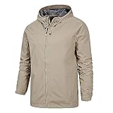 Von Herren abnehmbare, Winddichte, regenfeste, atmungsaktive Outdoor-Jacke für Herren im und Winter...