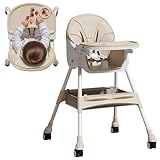 Baby High Stuhl - Portable Baby High Stuhl | Cabrio | Einstellbare Und Faltbare Hochstuhl Für...