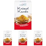 Südzucker Krümel Kandis Braun, 0,5 kg (Packung mit 4)