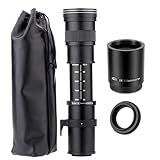 JINTU 420-1600mm f/8.3 HD-Tele Zoom Teleobjektiv für Nikon Digitale SLR Kameras D5600 D5500 D5200...