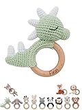 wunderwunsch® - Personalisierter Beißring Baby - Niedlicher Greifling für Baby's ab 0 Monate -...