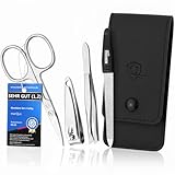 marQus Maniküre Set 4 teilig praktisch und kompakt- mit Feile aus Solingen, das praktische...