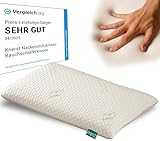 KNERST® Bauchschläferkissen - Ergonomisches Kopfkissen für ultimativen Komfort -...