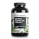 Bio Maca Schwarz – 180 Kapseln – 3000mg je Tagesdosis (entspricht 12.000mg Maca Wurzel) – mit...