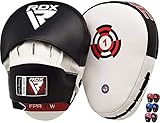 RDX Handpratzen Kampfsport Boxen MMA Training, Maya Hide Leder, Boxpads Schlagpolster Kickboxen...