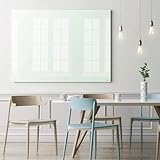 Floordirekt Magnettafel für Küche Glas-Whiteboard inkl. 3 Magnete - Memoboard - magnetisch &...