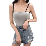 Damen-Top, sexy, Korsett, Top, Basic, Camisole, kurz, Sommer, lässig, Tanktop, Damen, Pailletten, 1...