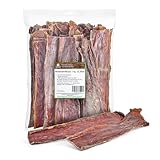 Kaureks Natur Hundeleckerlies Rinderdörrfleisch 1 Kg. ca 30 cm Schlund, für Hunde, Hundefutter,...