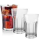 Konzept 11 - Wassergläser Set 6-teilig, Trinkgläser Set, 410ml Gläser Set Stapelbar- Perfekt für...