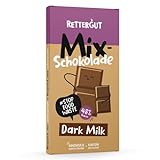RETTERGUT 10er-Pack Retterbox mixschokolade Tafel (10x80g) I gerettete Schokolade aus verschiedenen...
