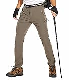 NATUVENIX Wanderhose Herren, Leichte Outdoor Hosen für Herren Wasserabweisend Trekkinghose Schnell...