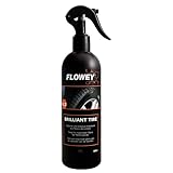 Flowey Brilliant Tire Shine Reifenpflege - glänzende Reifenpflege - Tire Wax- Reifenschwarz - Wet...