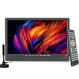 KCR 14 Zoll LED HD TV, kleiner Fernseher mit HDMI-Eingang, eingebauter digitaler...