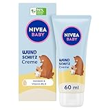 NIVEA Baby Wundschutzcreme, Babycreme lindert Rötungen im Windelbereich, hypoallergene Baby...