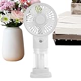 Generico Tragbarer Ventilator mit Handventilator, tragbar, Spray, Luftkühlung, faltbar,...