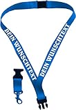 Geschenkartikel Schlüsselband 25 mm mit Verschluss Bedruckt mit Ihrem Schriftzug/auch für Kids...