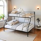 FetiNes Kinderbett Etagenbett Metall 140x200cm 90x200cm Stockbett Hochbett Metallbett Bettgestell...