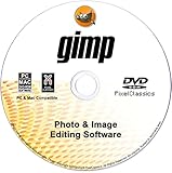 GIMP Photo Editor 2024 Premium Professionelle Bildbearbeitungssoftware CD Kompatibel mit Windows 11,...