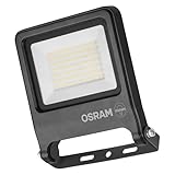 Osram ENDURA FLOOD PC 50W LED-Fluter, 3000K warmweiß, 5000 Lumen, IP65 Flutlicht, nachhaltiges...
