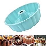 LANYOTA Gugelhupfform Silikon, Ø 25 cm Kuchenform, Gugelhupf Backform Muffinförmchen Cupcake...