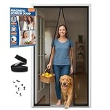 Fliegengitter Balkontür Magnet in 90x210cm – das Fliegengitter Tür für einen sicheren...