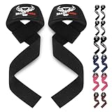 BEAST RAGE Zughilfen für Krafttraining (Fitness Straps) Kreuzheben Gurte Frauen Männer...