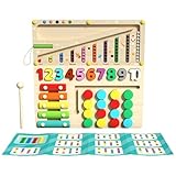 Sortierer für Babys | Sensorisches Labyrinth mit Holzperlen | Spielzeug zur Entwicklung der...