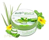 Aloe Vera Gel 300ml Natürliche beruhigende und pflegende Feuchtigkeitscreme Bio Creme 92% Pur,...