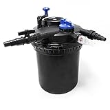 SunSun CPF-10000 Druckteichfilter 10.000 l/h / 11 W UVC Einheit, Teichdruckfilter für Teiche bis...