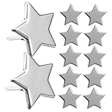 AKOOSY 100 Stück Metall Brads Sternförmig Mini Zwei fuß Papierverschlüsse für DIY Basteln...