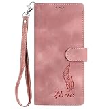 Ufgoszvp Lederhülle für iPhone 11 Pro Max Feder Hülle Leder Handyhülle Flip Case PU Tasche...