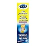 Scholl Anti-Hornhaut Creme Intensiv Creme gegen Hornhaut Feuchtigkeitscreme für Füße - wirksame...