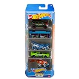 Hot Wheels Autos Set, 5er Pack, Verschiedene Modelle von Spielzeugautos, Maßstab 1:64, mit...