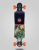 Glutier Skate Skateboard Longboard Complete 40x9 Drop Nayarit Orange