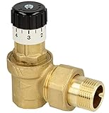 Watts USVR 16 3/4' Differenzdruck-Überströmventil, Metall, Regelventil, 1 Port, 3/4'...