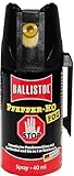 BALLISTOL 24450 Pfeffer-KO FOG 40ml Spray – Verteidigungsspray gegen Tiere – Abwehrspray – 4m...